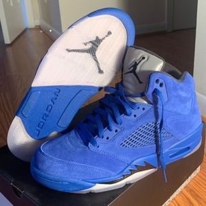 BLUE SUEDE AIR JORDANS
